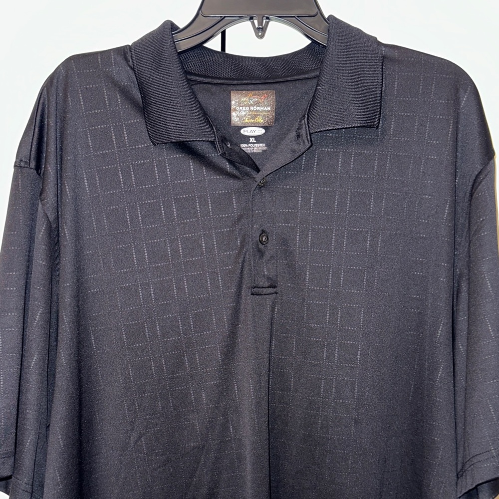 Greg Norman Black Polo Shirt - XL